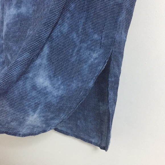 ❌ SOLD ❌ Cloth & Stone Dyed Grid Slit Top - Picture 4 of 7